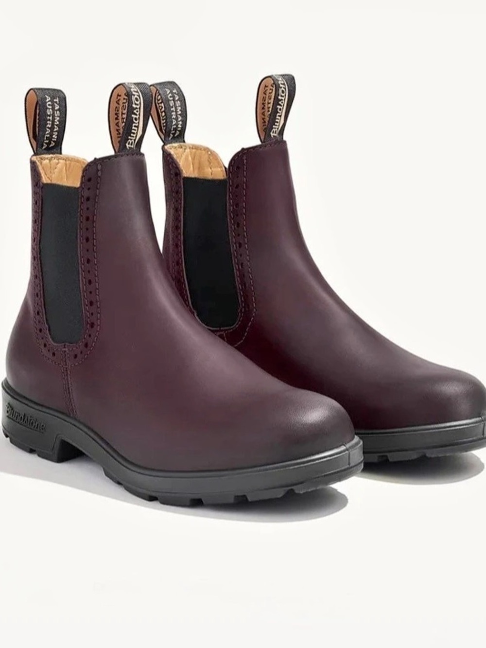 Blundstone Auburn Brown Classic Chelsea Boots 2130 Mens US 6 Women 8 Unisex NWOT